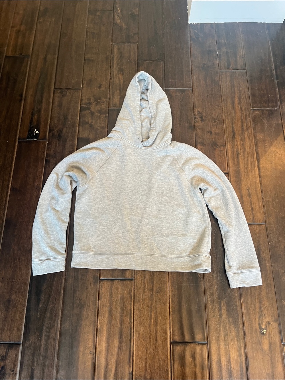 Alternative Apparel Light Gray Hooded Pullover Sweatshirt